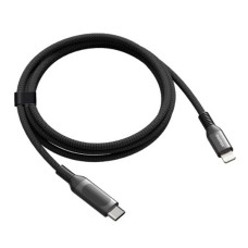 USB кабель Momax DL52D Elitelink Apple iPhone SE 2022, iPhone 14 Pro Max, iPhone 14 Plus, iPhone 14 Pro, iPhone 14, iPhone 13 Pro, iPhone 13 Mini, iPhone 13, iPhone 13 Pro Max, iPhone 12 Mini, iPhone 12 Pro Max, Lightning, 1.2 м., Чорний