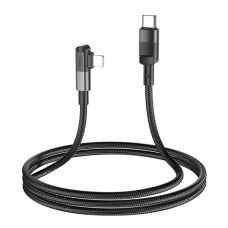 USB кабель Hoco U108 Apple iPhone SE 2022, iPhone 14 Pro Max, iPhone 14 Plus, iPhone 14 Pro, iPhone 14, iPhone 13 Pro, iPhone 13 Mini, iPhone 13, iPhone 13 Pro Max, iPhone 12 Mini, iPhone 12 Pro Max, Lightning, Type-C, 2.0 м., Черный
