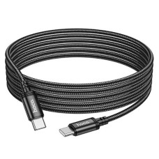 USB кабель Hoco X91, Type-C, Type-C, 3.0 м., Чорний