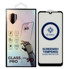 Захисне скло Samsung A102 Galaxy A10e, A202F Galaxy A20e, Premium Tempered Glass, 9D, Чорний