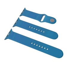 Ремінець Apple Watch 42, Watch 44, Silicone WatchBand, Cornflower, Блакитний