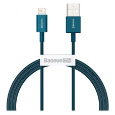 USB кабель Baseus CALYS-A03 Superior Apple iPhone SE 2022, iPhone 14 Pro Max, iPhone 14 Plus, iPhone 14 Pro, iPhone 14, iPhone 13 Pro, iPhone 13 Mini, iPhone 13, iPhone 13 Pro Max, iPhone 12 Mini, iPhone 12 Pro Max, Lightning, 1.0 м., Синий