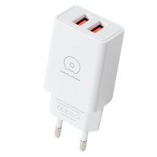 Сетевое зарядное устройство WUW T55, с кабелем, Type-C, 1.0 м., 3.1 A, Белый