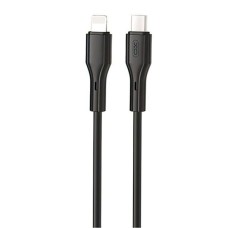 USB кабель XO NB-Q231A Apple iPhone SE 2022, iPhone 14 Pro Max, iPhone 14 Plus, iPhone 14 Pro, iPhone 14, iPhone 13 Pro, iPhone 13 Mini, iPhone 13, iPhone 13 Pro Max, iPhone 12 Mini, iPhone 12 Pro Max, iPhone 12 Pro, Lightning, 1.0 м., Черный