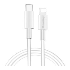 USB кабель ColorWay CBPDCL032 Apple iPhone SE 2022, iPhone 14 Pro Max, iPhone 14 Plus, iPhone 14 Pro, iPhone 14, iPhone 13 Pro, iPhone 13 Mini, iPhone 13, iPhone 13 Pro Max, iPhone 12 Mini, iPhone 12 Pro Max, Lightning, 1.0 м., Сірий