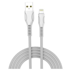 USB кабель ColorWay CBUL027 Apple iPhone SE 2022, iPhone 14 Pro Max, iPhone 14 Plus, iPhone 14 Pro, iPhone 14, iPhone 13 Pro, iPhone 13 Mini, iPhone 13, iPhone 13 Pro Max, iPhone 12 Mini, iPhone 12 Pro Max, Lightning, 1.0 м., Белый