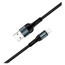 USB кабель ColorWay CBUL045 Apple iPhone SE 2022, iPhone 14 Pro Max, iPhone 14 Plus, iPhone 14 Pro, iPhone 14, iPhone 13 Pro, iPhone 13 Mini, iPhone 13, iPhone 13 Pro Max, iPhone 12 Mini, iPhone 12 Pro Max, Lightning, 1.0 м., Черный