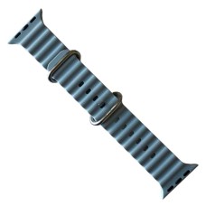 Ремінець Apple Watch 42, Watch 44, Ocean Band, Cloudy Grey, Сірий