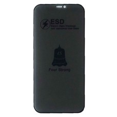 Защитное стекло Apple iPhone 11, iPhone XR, ESD, Антишпион, Черный