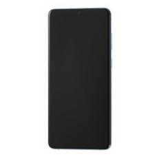 Дисплей Samsung G985 Galaxy S20 Plus, G986 Galaxy S20 Plus, з сенсором, з рамкою, OLED, Синій