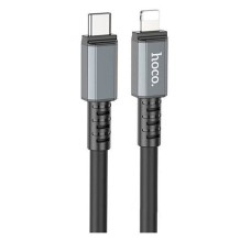 USB кабель Hoco X85 Apple iPhone SE 2022, iPhone 14 Pro Max, iPhone 14 Plus, iPhone 14 Pro, iPhone 14, iPhone 13 Pro, iPhone 13 Mini, iPhone 13, iPhone 13 Pro Max, iPhone 12 Mini, iPhone 12 Pro Max, iPhone 12 Pro, Lightning, 1.0 м., Чорний