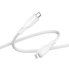 USB кабель Ridea RC-M231 Prima Apple iPhone SE 2022, iPhone 14 Pro Max, iPhone 14 Plus, iPhone 14 Pro, iPhone 14, iPhone 13 Pro, iPhone 13 Mini, iPhone 13, iPhone 13 Pro Max, iPhone 12 Mini, iPhone 12 Pro Max, Lightning, Type-C, 1.0 м., Білий