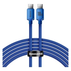 USB кабель Baseus CAJY000703 Crystal Shine, Type-C, 2.0 м., Синій