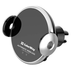 Автотримач ColorWay CHAW036Q AutoSense Car Wireless Charger 2, Чорний