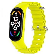 Ремінець Xiaomi Mi Band 5, Mi Band 6, Ocean Band, Жовтий