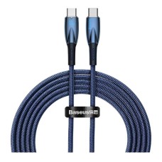 USB кабель Baseus CADH000703 Glimmer, Type-C, 1.0 м., Синій