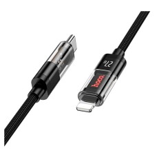 USB кабель Hoco U116 Apple iPhone SE 2022, iPhone 14 Pro Max, iPhone 14 Plus, iPhone 14 Pro, iPhone 14, iPhone 13 Pro, iPhone 13 Mini, iPhone 13, iPhone 13 Pro Max, iPhone 12 Mini, iPhone 12 Pro Max, iPhone 12 Pro, Lightning, 1.2 м., Черный