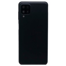 Задня кришка Samsung A127 Galaxy A12, (High quality), Чорний
