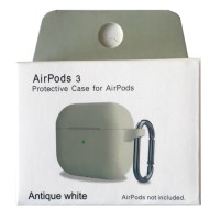 Чохол Apple AirPods 3, Silicone Classic Case, Білий