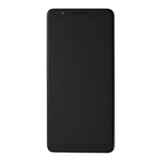 Дисплей Samsung A013 Galaxy A01 Core, M013 Galaxy M01 Core, (PRC), з сенсором, з рамкою, Чорний