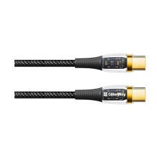 USB кабель ColorWay CW-CBPDCC053-BK, Type-C, 1.2 м., Черный