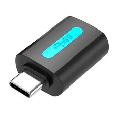 Переходник Vention CDUB0, Type-C, USB, Черный