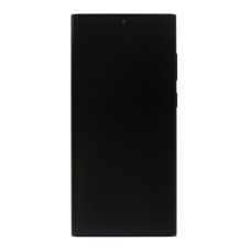 Дисплей Samsung S908 Galaxy S22 Ultra, (Original), з сенсором, з рамкою, Сірий
