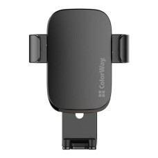Автотримач СolorWay CW-CHG14-BK Metallic Gravity Holder 3, Чорний