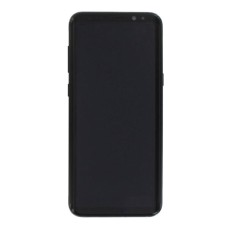 Дисплей Samsung G955 Galaxy S8 Plus, з сенсором, з рамкою, TFT, Чорний