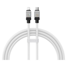 USB кабель Baseus CAKW000002 CoolPlay Apple iPhone SE 2022, iPhone 14 Pro Max, iPhone 14 Plus, iPhone 14 Pro, iPhone 14, iPhone 13 Pro, iPhone 13 Mini, iPhone 13, iPhone 13 Pro Max, iPhone 12 Mini, iPhone 12 Pro Max, Lightning, 1.0 м., Белый