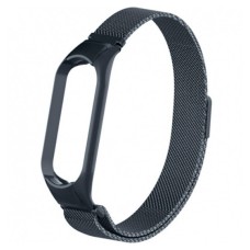 Ремінець Xiaomi Mi Band 3, Mi Band 4, Milanese loop, Dark Grey, Сірий