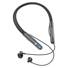 Навушники бездротові Foneng BL37 Digital Display Neckband, Стерео, Чорний