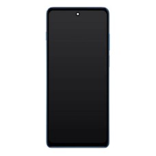 Дисплей Motorola Moto G200, (PRC), c сенсором, с рамкой, Синий