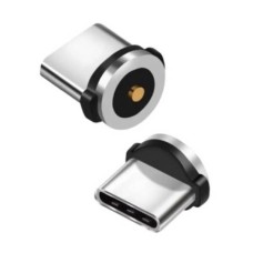 Переходник Magnetic, Type-C, Серебряный