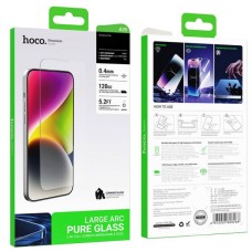 Захисне скло Apple iPhone 15 Plus, Hoco, Звичайне, Чорний