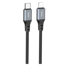 USB кабель Hoco X92 Honest Apple iPhone SE 2022, iPhone 14 Pro Max, iPhone 14 Plus, iPhone 14 Pro, iPhone 14, iPhone 13 Pro, iPhone 13 Mini, iPhone 13, iPhone 13 Pro Max, iPhone 12 Mini, iPhone 12 Pro Max, Lightning, 3.0 м., Чорний