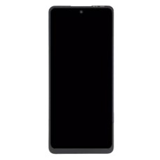 Дисплей Tecno Camon 19, (High quality), з сенсором, з рамкою, Чорний