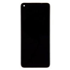 Дисплей OPPO Realme 6, Realme 6s, (High quality), з сенсором, з рамкою, Чорний