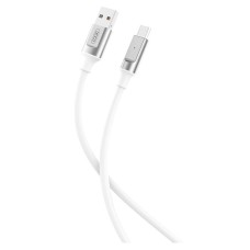 USB кабель XO NB251, Type-C, 1.0 м., Білий