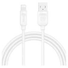 USB кабель Recci Rayline RCL-P200 Apple iPhone SE 2022, iPhone 14 Pro Max, iPhone 14 Plus, iPhone 14 Pro, iPhone 14, iPhone 13 Pro, iPhone 13 Mini, iPhone 13, iPhone 13 Pro Max, iPhone 12 Mini, iPhone 12 Pro Max, Lightning, 2.0 м., Белый