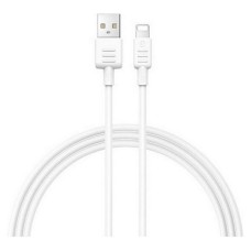 USB кабель Recci Star Stone RS10L Apple iPhone SE 2022, iPhone 14 Pro Max, iPhone 14 Plus, iPhone 14 Pro, iPhone 14, iPhone 13 Pro, iPhone 13 Mini, iPhone 13, iPhone 13 Pro Max, iPhone 12 Mini, iPhone 12 Pro Max, Lightning, 1.0 м., Белый
