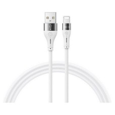 USB кабель Recci Swift Series RS11L Apple iPhone SE 2022, iPhone 14 Pro Max, iPhone 14 Plus, iPhone 14 Pro, iPhone 14, iPhone 13 Pro, iPhone 13 Mini, iPhone 13, iPhone 13 Pro Max, iPhone 12 Mini, iPhone 12 Pro Max, Lightning, 1.0 м., Белый