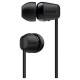 Наушники безпроводные Sony WI-C100, Стерео, Черный