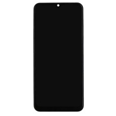 Дисплей Vivo Y21, Y21S, (PRC), з сенсором, з рамкою, Чорний