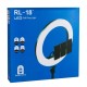 Кольцевая лампа Fill Light RL-18, Черный