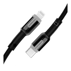 USB кабель Denmen D41L Apple iPhone SE 2022, iPhone 14 Pro Max, iPhone 14 Plus, iPhone 14 Pro, iPhone 14, iPhone 13 Pro, iPhone 13 Mini, iPhone 13, iPhone 13 Pro Max, iPhone 12 Mini, iPhone 12 Pro Max, iPhone 12 Pro, Lightning, 1.0 м., Сірий