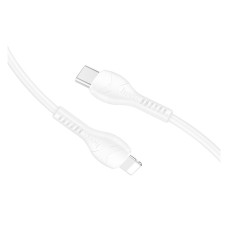 USB кабель Hoco X37 Cool Power Apple iPhone SE 2022, iPhone 14 Pro Max, iPhone 14 Plus, iPhone 14 Pro, iPhone 14, iPhone 13 Pro, iPhone 13 Mini, iPhone 13, iPhone 13 Pro Max, iPhone 12 Mini, iPhone 12 Pro Max, Lightning, 0.5 м., Білий