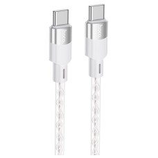 USB кабель Hoco X99 Crystal Junctio, Type-C, 1.0 м., Сірий