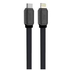 USB кабель WUW X199 Apple iPhone SE 2022, iPhone 14 Pro Max, iPhone 14 Plus, iPhone 14 Pro, iPhone 14, iPhone 13 Pro, iPhone 13 Mini, iPhone 13, iPhone 13 Pro Max, iPhone 12 Mini, iPhone 12 Pro Max, iPhone 12 Pro, Lightning, 1.0 м., Черный