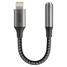 Переходник XO NB-R258C Apple iPhone SE 2022, iPhone 14 Pro Max, iPhone 14 Plus, iPhone 14 Pro, iPhone 14, iPhone 13 Pro, iPhone 13 Mini, iPhone 13, iPhone 13 Pro Max, iPhone 12 Mini, iPhone 12 Pro Max, iPhone 12 Pro, Lightning, 3.5 мм., Черный